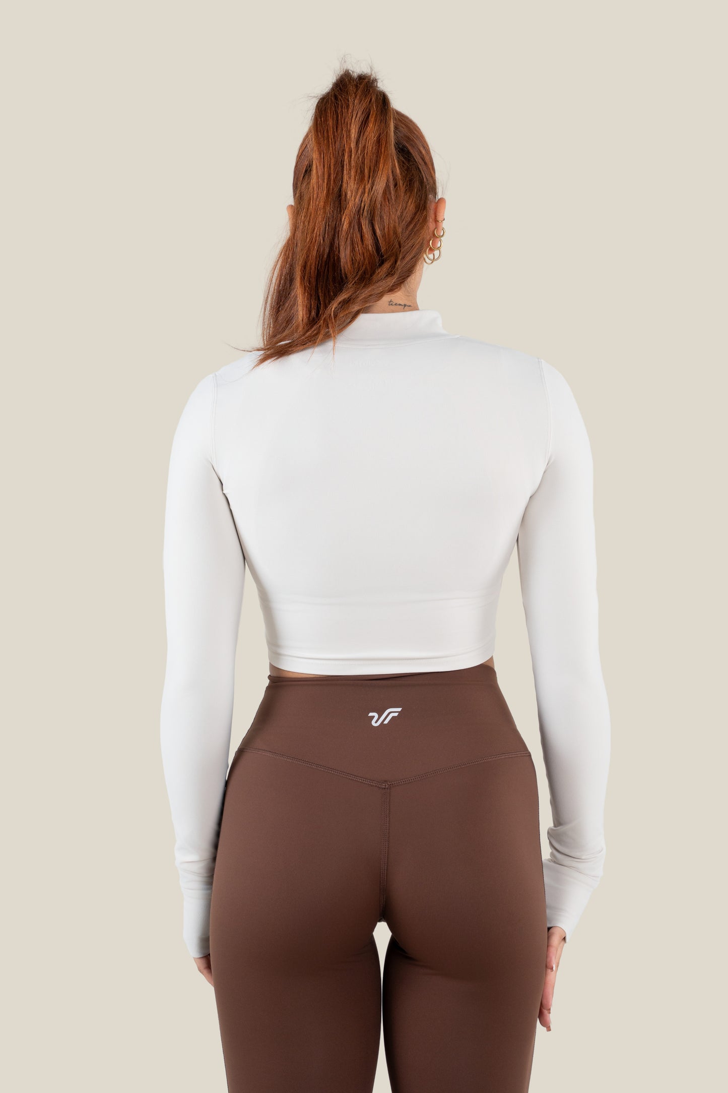 Sculpt Midi Zip Pullover