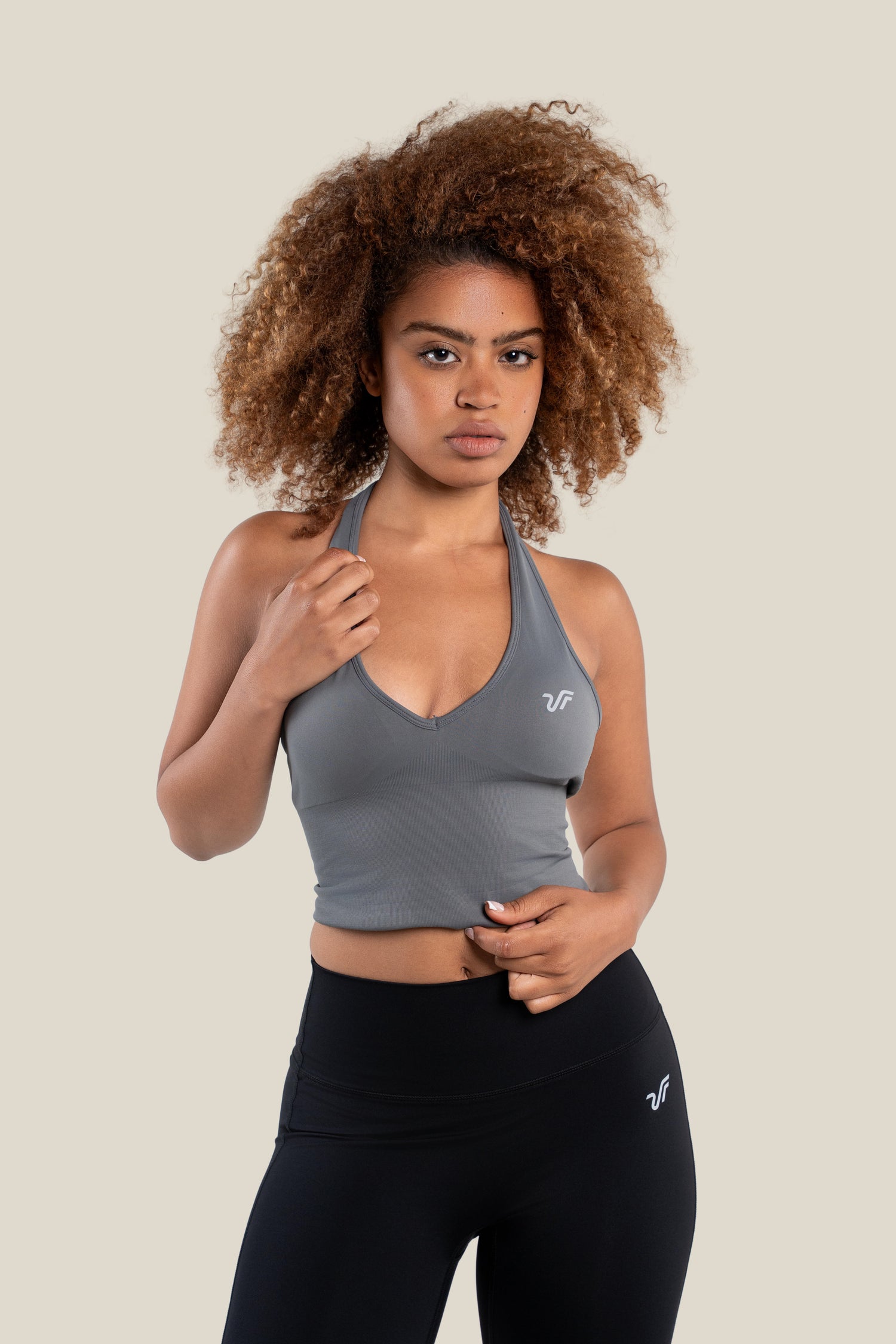 Halter Neck Crop Bra